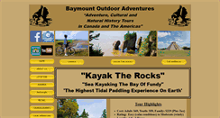 Desktop Screenshot of baymountadventures.com